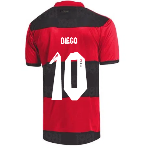 2021/22 Flamengo Home Kit Soccer Jersey DIEGO #10